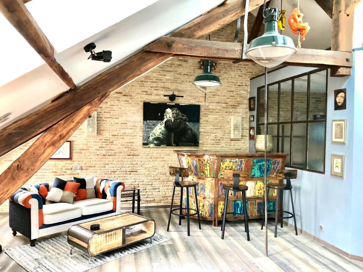 In Sarlat Luxury Rentals, Medieval Center - Loft Stella Matutina -2P-Ascenseur-Climatisation Экстерьер фото